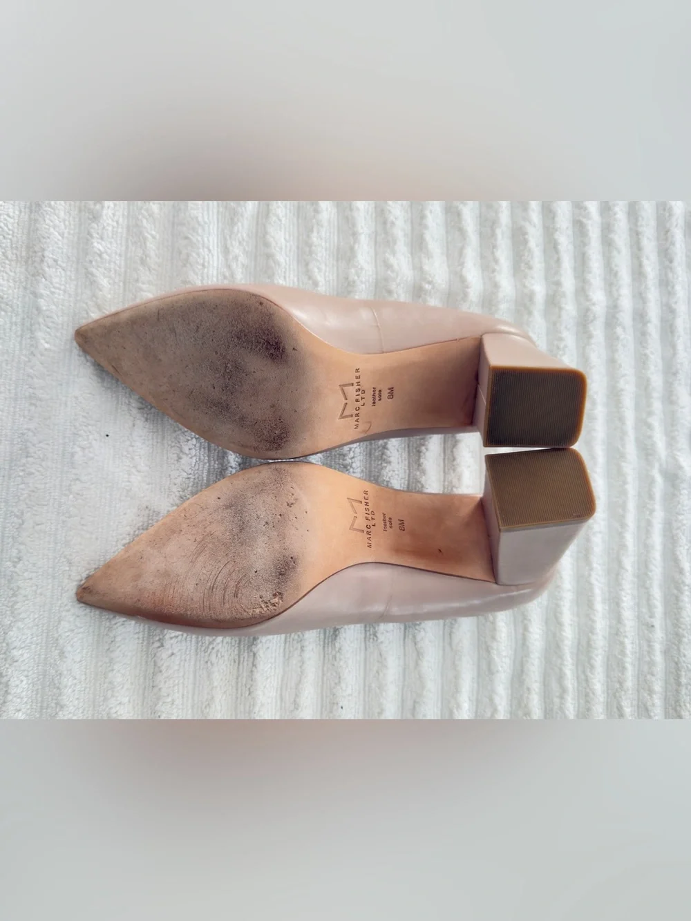 Marc Fisher Zala Block Heel Pump Size 8